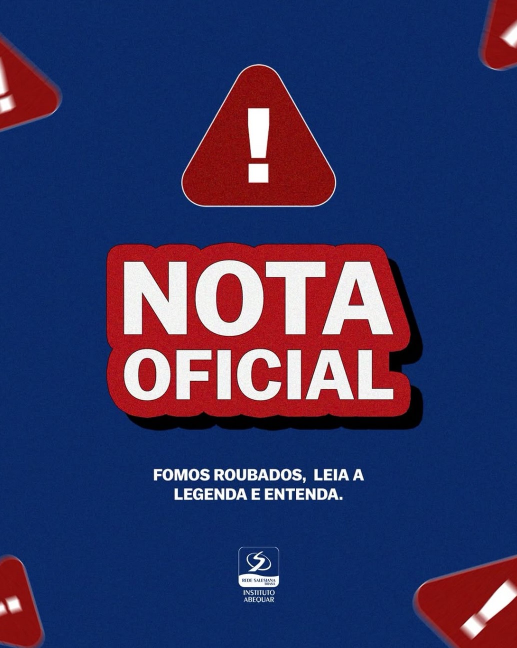 Nota oficial do Instituto Abequar